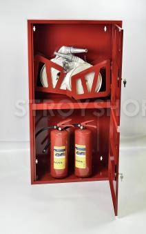 Шкаф пожарный ШПК-320-12НЗК навесной закрытый красный