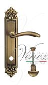 Дверная ручка Venezia на планке PL96 мод. Versale (мат. бронза) сантехническая